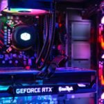 carte graphique geforce rtx dans boitier