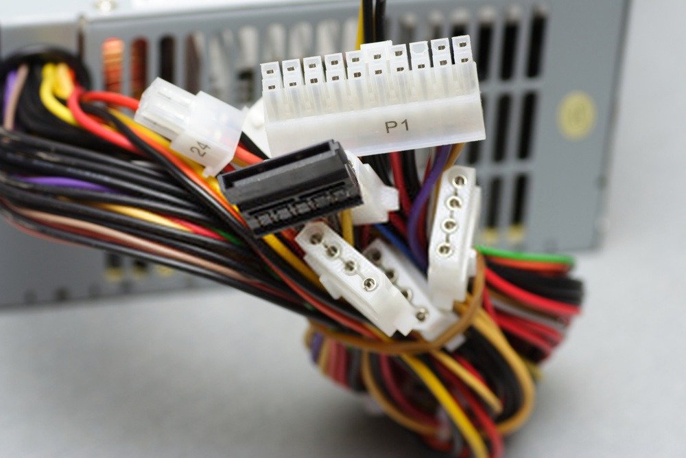 PC power supply kabling
