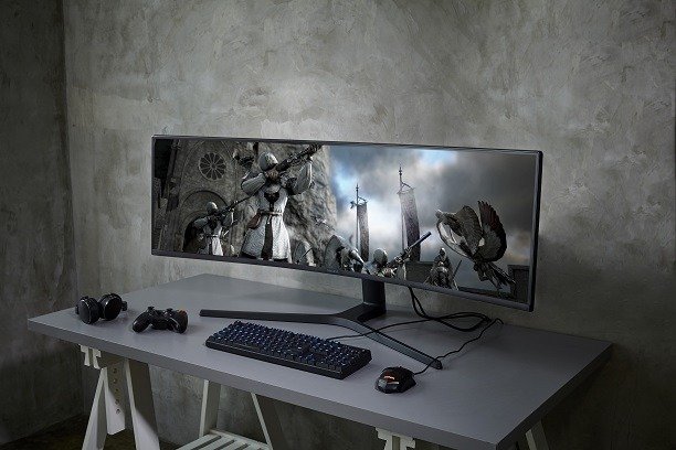 extra großer Gaming-PC-Monitor