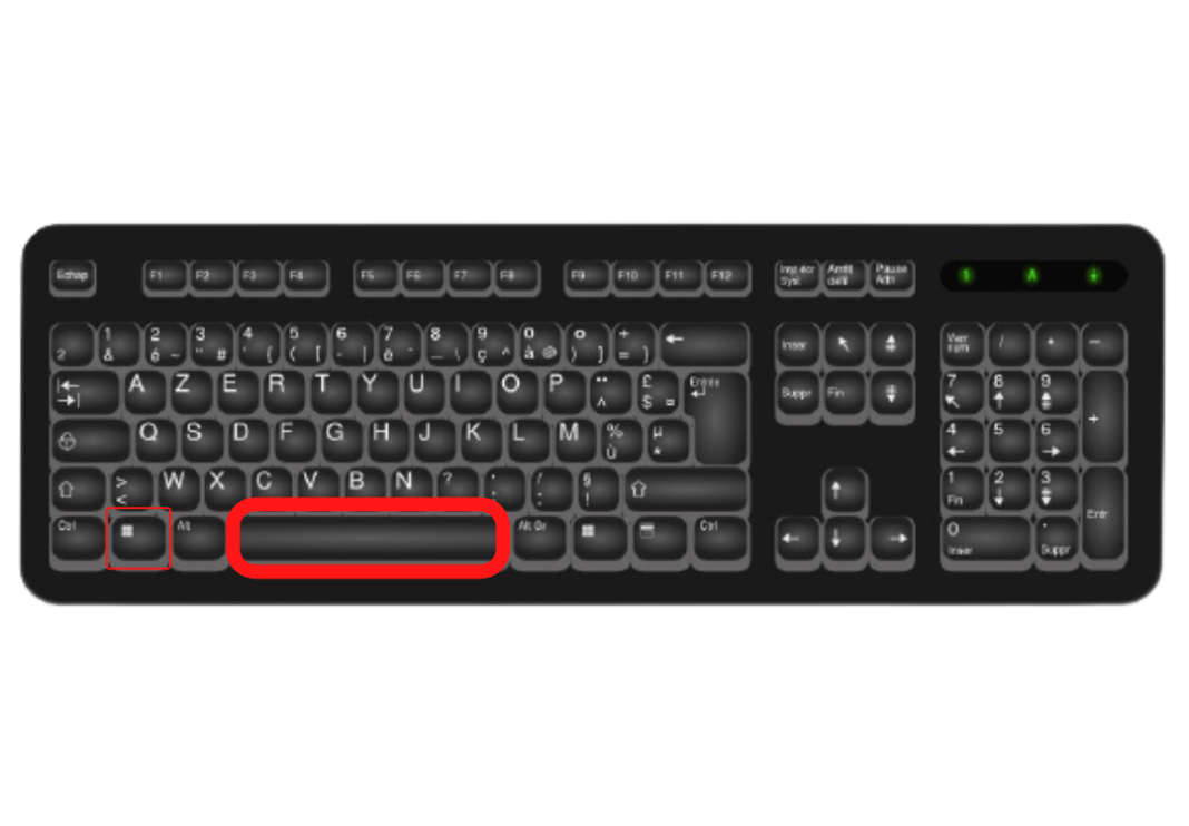 Change a QWERTY keyboard to AZERTY under Windows ! Trick