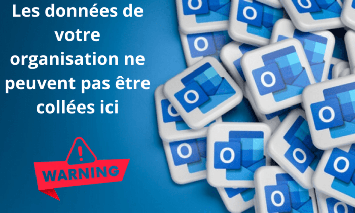 "No se pueden pegar aquí los datos de su organización". ¿Cómo soluciono