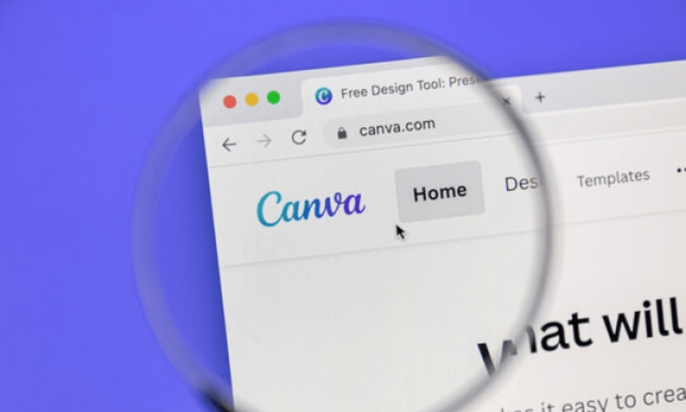 Site officiel de Canva 
