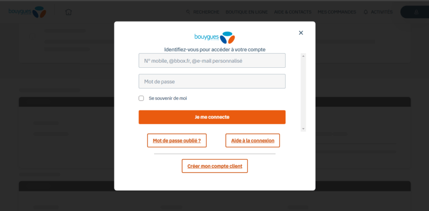 boite mail bouygues mon compte