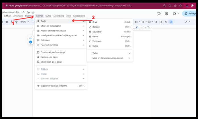 Comment créer une page de garde Google Docs