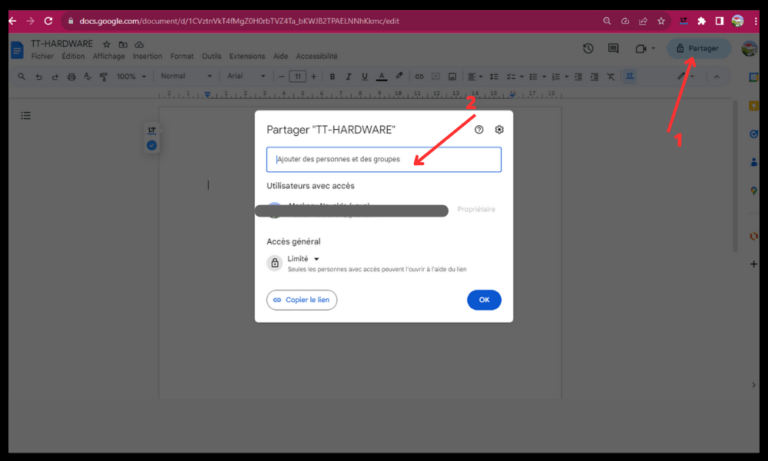 Comment créer une page de garde Google Docs