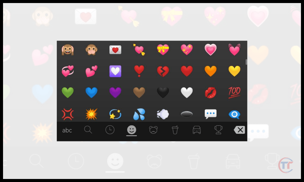 symbole emoji coeur vide 2