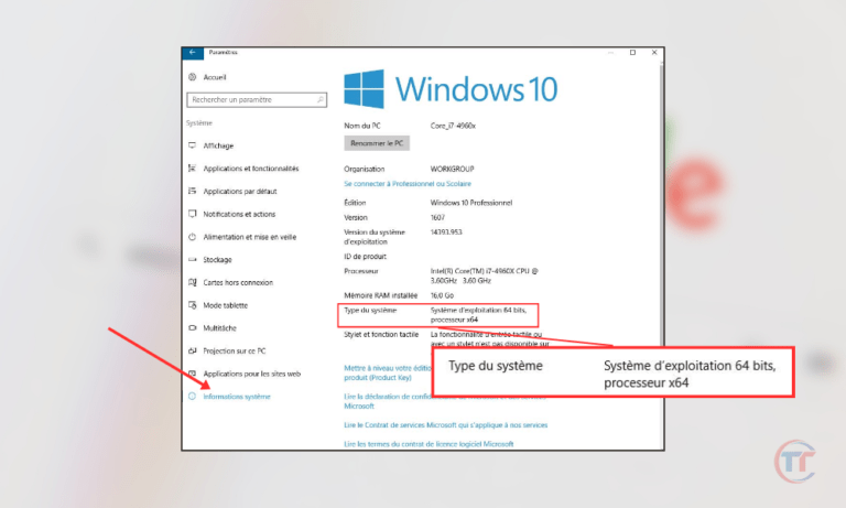 Window X89 Quelle est la différence entre x86 et x64